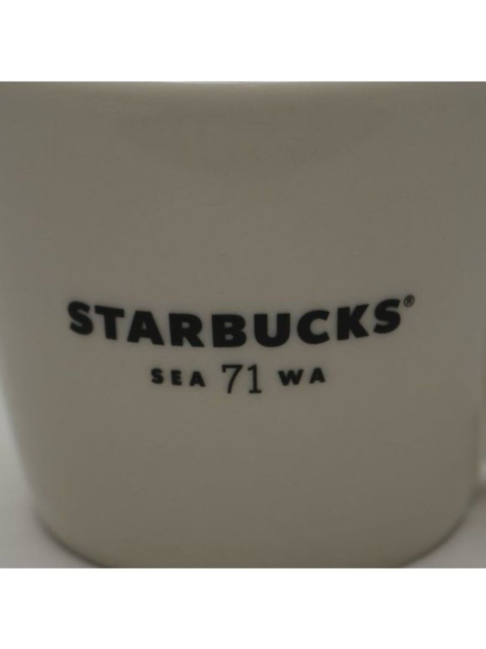 Starbucks Seattle, WA '71 White & Black 12oz Ceramic Coffee Mug - Picture 2 of 5